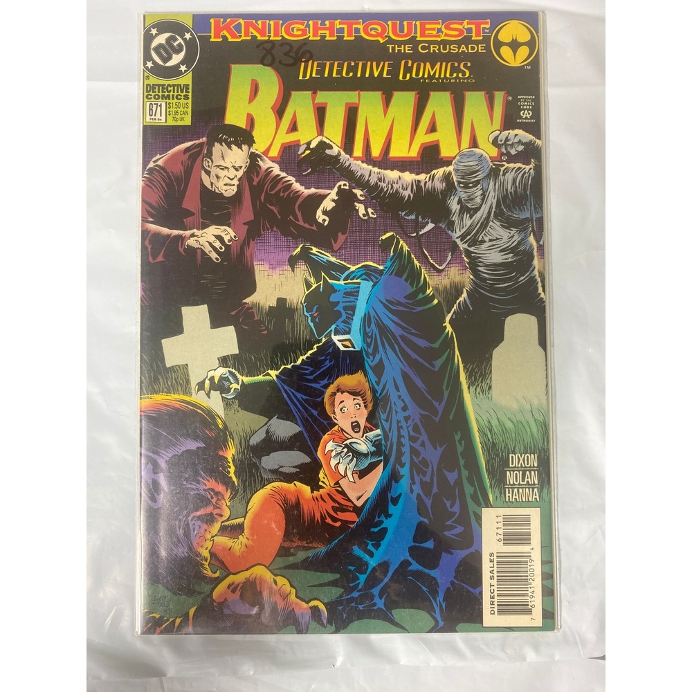 DC Comics Detective Comics 671 Batman Knightquest The Crusade Feb 1994 Dixon